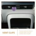 thumbnail image 3 of 4 clips para ventilación de coche con forma de corazón, ambientadores, pequeños y bonitos., 3 of 6