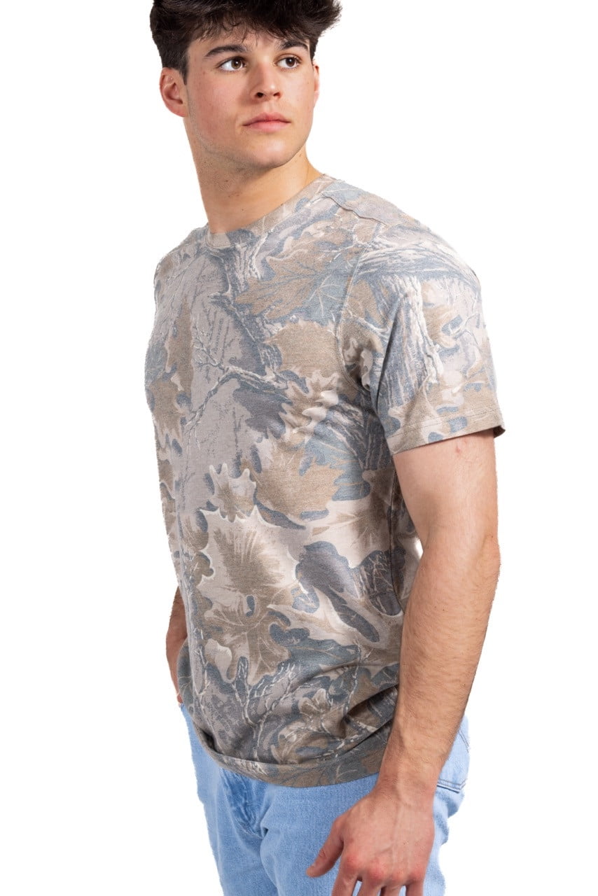 Realtree Camo Tri-Blend Short Sleeve Shirt – Lightweight & Soft, Outdoor & Hunting Apparel​