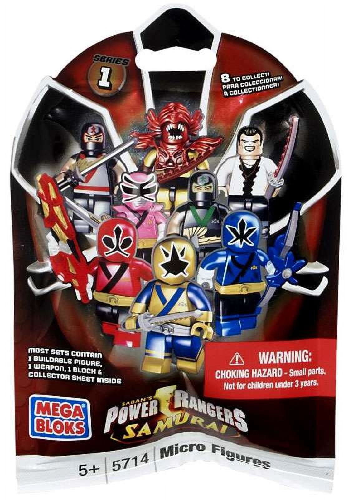Mega Construx Power Rangers Mystery Figure Blind Pack - Walmart.com