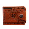 thumbnail image 3 of Cartera para hombre retro variable con hebilla magnética corta con patrón de dólar estadounidense, cartera para hombre, cartera de estilo empresarial con múltiples tarjetas, 3 of 5