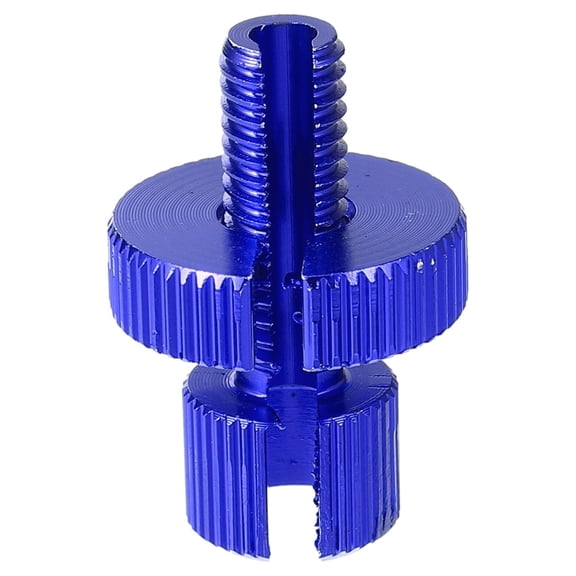 Unique Bargains 1 Pcs M8 Brake Clutch Cable Line Adjuster Screw for Motorcycle Aluminum Alloy Blue