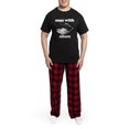 thumbnail image 5 of CafePress - Man With Allure Men's Dark Pajamas - Men's Dark Loose Fit Cotton Pajama Set, 5 of 7