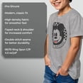 thumbnail image 6 of Boy's Mickey & Friends Checkered Mickey Mouse Portrait Graphic Tee Athletic Heather Medium, 6 of 10
