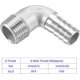 thumbnail image 5 of Paquete de 2 accesorios de púas para manguera-codo de 90 grados, conector de tubería de acero inoxidable de 15mm, se aplica al combustible de agua (tubo macho g1/2), 5 of 5