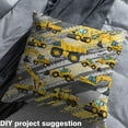 thumbnail image 5 of Feelyou Yellow Tractor Child Fabric by the Yard 1 Yard, Construction Vehicle Room Decor Fabric by the Yard, Truck Car Fabric for Sewing, Luxury Bedroom Decor, 5 of 6