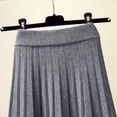 thumbnail image 5 of Angala Knit Midi Skirt With Elegant Flared Hem A Line Blend Pleated Skirt For Casual Outfit And Daily Wear Beautiful Stylish Women's Dress, 5 of 6