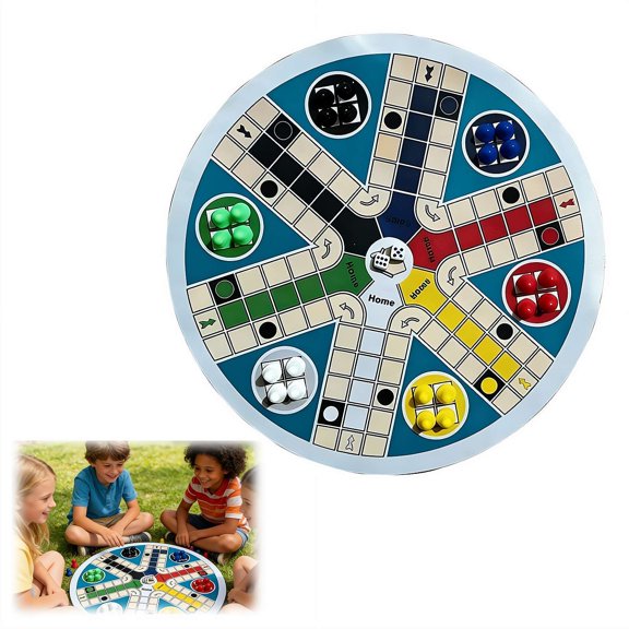 Flying Chess Portable Board Game Set for six people