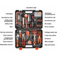 thumbnail image 2 of Household Tool Box, Home Tool Kit, 114 herramientas, con estuche negro, Material: Acero, Plástico, 2 of 5
