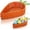 Red, variant on Surpdew Easter Carrot Shaped Rattan Woven Basket 10.4 X 6.1 Inch Handwoven Storage Basket Wicker Bowls Food Serving Tray For Easter Egg Hunt Party Favors Fruit Candy Kitchen Table Decoration Red