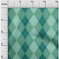 thumbnail image 2 of oneOone Cotton Poplin Twill Sea Green Fabric Check Sewing Craft Projects Fabric Prints By Yard 56 Inch Wide, 2 of 5