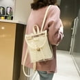 thumbnail image 2 of Shisuyan Beige Backpack Storage for Pens Cards Phone 1Set 7.9x3.9x10.2in, 2 of 8