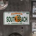 thumbnail image 2 of Placa Metal Vintage South Beach Arte Pintura Hierro Rectangular 30x15 Cm, 2 of 8