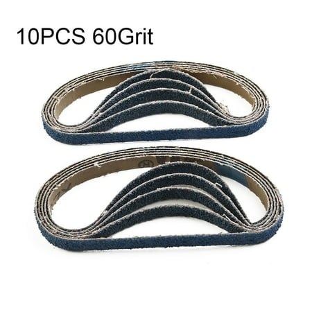 

10pcs 330×10mm Zircon Corundum Sanding Belts Grinding Polishing for Metal Wood