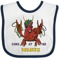 thumbnail image 3 of Inktastic Mardi Gras Come at Me Breaux Crayfish Boys or Girls Baby Bib, 3 of 4