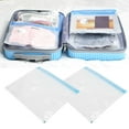 thumbnail image 3 of Keenso Sac sous Vide de Voyage, 2 Pcs Sac de Rangement sous Vide Gain de Place Compressé Scellé Sac de Voyage avec Entrée d'Air Filetée 3,5 cm, Sac de Rangement Compressé, 3 of 7