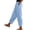 Sky Blue_#01, variant on Sewkxo Womens Pant Plus Size Linen Drawstring Elastic Waist Pants Spring Summer Casual Baggy Casual Pants with Pockets,Khaki 3XL