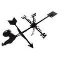 thumbnail image 2 of MasteelfCA Wind Vane Rooster Weathervane Ornament Retro Metal Weather Vane Wind Measuring Tool for Yard, 2 of 8