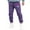 Purple, variant on KeShDi Jogger Pants Men Big and Tall Sweatpants for Men Men's Sports Pants Tapered Running Exercise Pants Drawstring Running Pants Printed Pants Red L