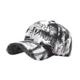 thumbnail image 2 of Gorra de béisbol para hombre, moderna, deportiva, de algodón, para el sol, clásica, transpirable y ligera. Negro, 2 of 9