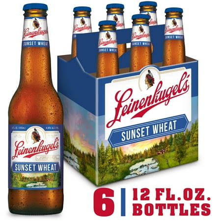 Leinenkugel's Sunset Wheat Beer, 6 Pack, 12 fl. oz. Bottles, 4.9% ABV