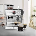 thumbnail image 5 of Espresso Machine with Bean Grinder, Semi Automatic Espresso Machine, 20-Bar Espresso Maker with Milk Frother Steam Wand 2.8L Water Tank, Home Espresso Coffee Maker for Latte, Cappuccino, 5 of 6