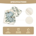 thumbnail image 4 of Smile Blue Pumpkins Eucalyptus Leaves Fall Thanksgiving Table Runner 13 x 72 Inch, 4 of 7