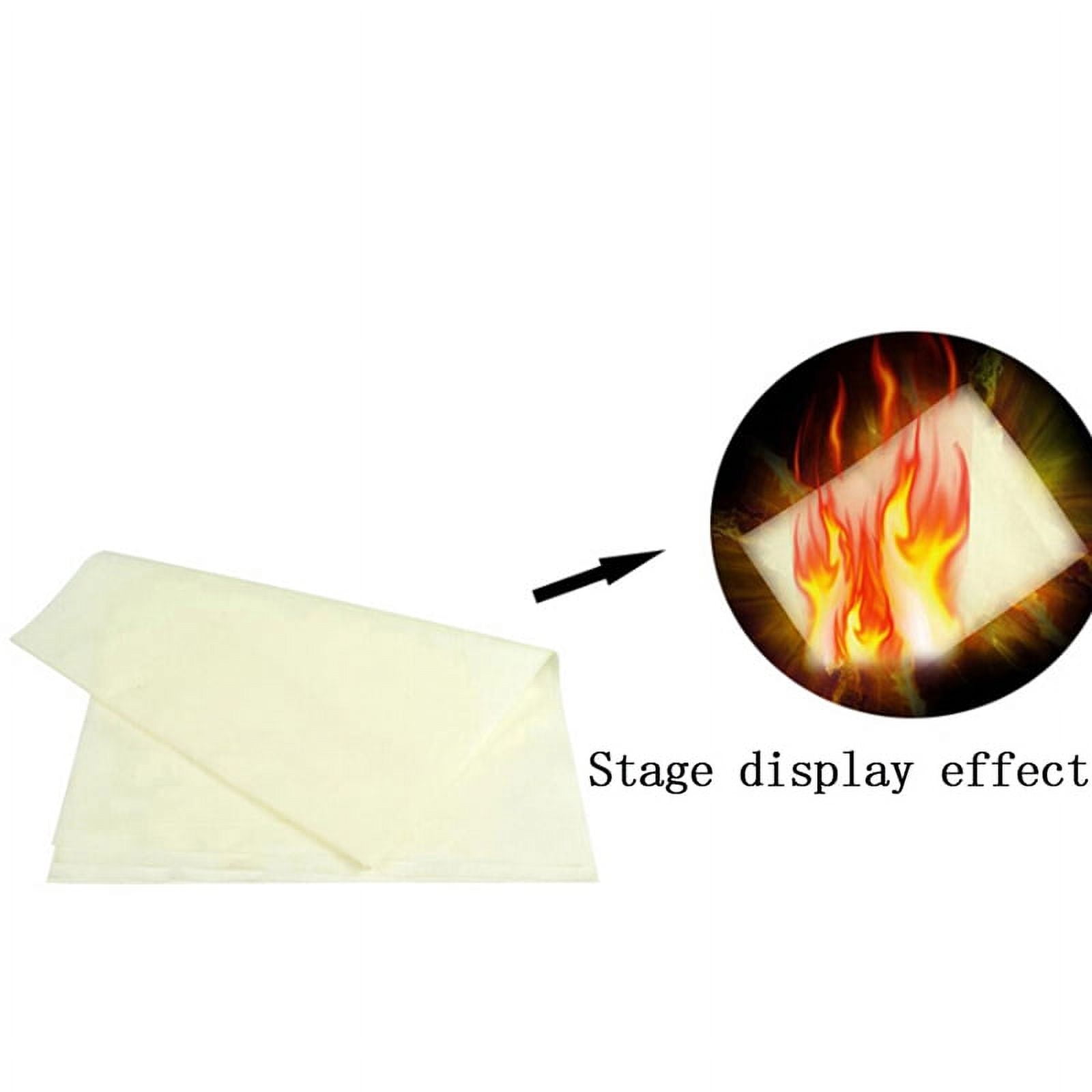 Ostrifin 10PCS 20*10cm Fire Paper Flash Flame Paper Fire Paper Magic Props  Effect Shock