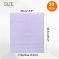 thumbnail image 2 of Uxcell 20 piezas Paneles de Pared 3D Autoadhesivos, Panel de Pared Impermeable para Salpicadero, Papel Tapiz de Diseño de Ladrillo de 13.8"x15.2" para Baño, Cocina, Sala, Púrpura Claro, 2 of 7