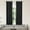 Black, variant on Blackout Curtains 42 x 64 inches Long Grey Curtains Set of 2 Panels Thermal Insulated Room Darkening Curtains for Bedroom