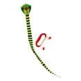 thumbnail image 1 of Cometa de serpiente enorme Perfecl fácil de volar 8m con línea roja, 1 of 8