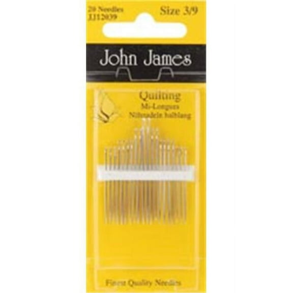 John James Quilting/Betweens Hand Needles-Size 3/9 20/Pkg