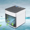thumbnail image 4 of Aire acondicionado portátil 3 en 1 ventilador eléctrico purificador de aire humidificador enfriador ventilador USB portátil (negro) (1 pieza) TUNC Sencillez, 4 of 4