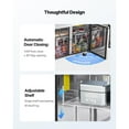 thumbnail image 6 of KFFKFF 72"W Commercial Refrigerator, 18.7 Cu. Ft Sandwich Prep Table, Food Prep Fridge with 30 Pans and Cutting Board, Stainless Steel Salad Prep Cooler for Restaurant and Food Truck, 6 of 9