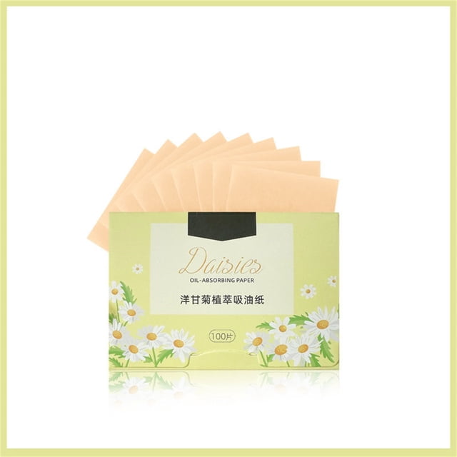 Women Fashion 100 Pieces Of Oil Absorbing Paper Suitable For The Oil Absorbing Protective Paper Oil Absorbing Tissue Paper Makeup Oil Absorbing Paper Large Size 10cmx7cm