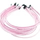 thumbnail image 1 of Paquete de 10 bandas para el cabello Hugo Aros Diadema Accesorios DIY Rosado, 1 of 7