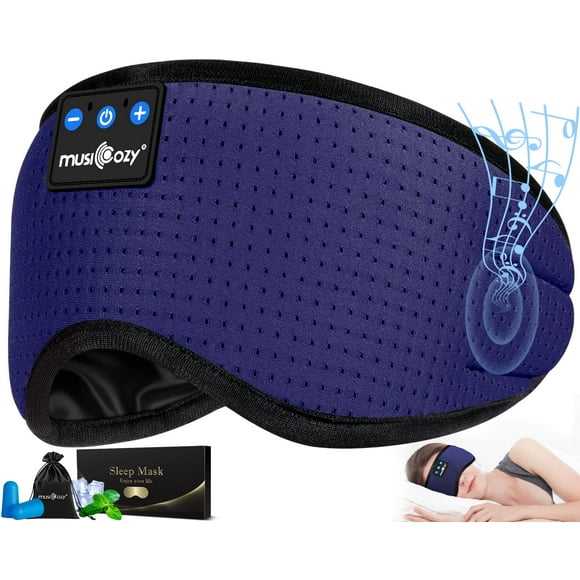 Sleep Headphones MUSICOZY Bluetooth 5.2, diadema, máscara para dormir