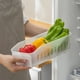 thumbnail image 2 of Xihbxyly Contenedores de Plástico Transparente, Organizadores Compartimentables, Asas Integradas, Refrigerador para Despensa de Cocina, Multiusos, Solución de Almacenamiento para El Hogar, 2 of 7