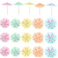thumbnail image 6 of WASHWEPE Umbrella Toothpicks Cocktails Cocktail Parasol Picks Mixed Color 50Pcs, 6 of 8