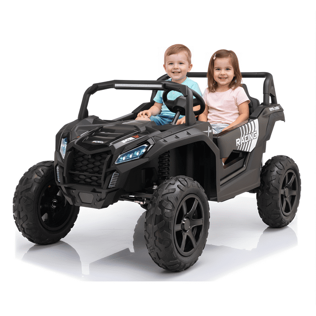 KidsVIP Heavy Duty Blade XR 24V 180W Powered XXL Electric UTV Buggy w/ Inflatable Rubber Tires