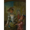 thumbnail image 2 of François Eisen 19x24 Gold Ornate Framed and Double Matted Museum Art Print Titled - Street Musicians (&nbsp;1762), 2 of 4