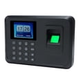 thumbnail image 2 of Intelligent Biometric Fingerprint Password Attendance Machine Employee Checking-in Recorder 2.4 inch TFT LCD Screen DC 5V Time Attendance Clock, 2 of 7