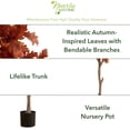 thumbnail image 3 of Nearly Natural 6ft. Autumn Oak Artificial Fall Tree, Orange, 3 of 7