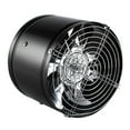 thumbnail image 2 of 150mm Extractor Fan, Smoke Extractor Duct Fan 600 m³/h Inline Pipe Fan with Base black, 2 of 9