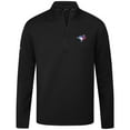 thumbnail image 2 of Women's Levelwear Black Toronto Blue Jays Tailgate Insignia 2.0 Quarter-Zip Top, 2 of 3