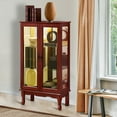 thumbnail image 5 of S-HOME Glass Curio Cabinet Display Cabinet with Adjustable Shelves, Tempered Glass Doors, 5 of 13