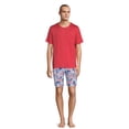 thumbnail image 2 of Ande Men's Short Sleeve Tee and Short Set, Sizes S-2XL, 2 of 5