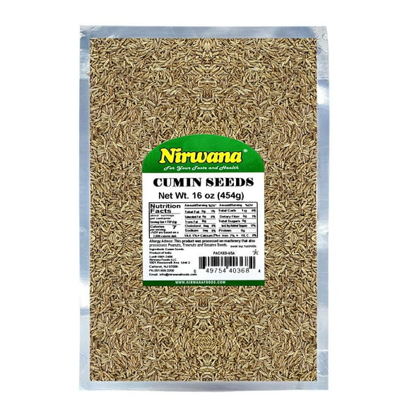 CUMIN SEED 16 OZ POUCH BY NIRWANA