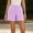 18# Purple, variant on Gingham Cotton Shorts for Women 2026 Summer Casual Elastic Waist Rolled Hem Loose Lightweight Cute Plaid Shorts Sky Blue M