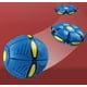 thumbnail image 4 of Pelota voladora OVNI azul luminosa, distorsionada, plana, con forma de disco para lanzar, frisbee, juguete para deportes al aire libre (1 paquete), 4 of 5