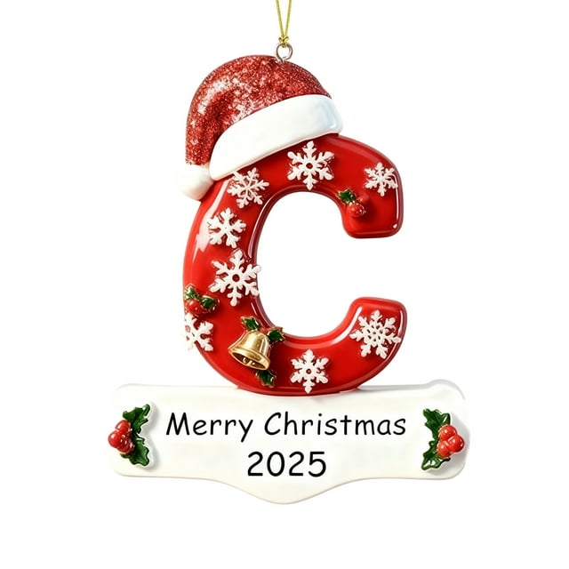 Christmas Tree Decorations 26 Letters Christmas Tree Decoration Pendant Christmas Tree Ornaments Diy Christmas Ornaments Christmas Decoration Xmas Tree Hanging Decor Christmas Tree Lights